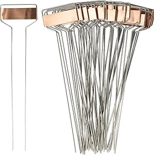 Metal Plant Labels for Garden, Pack of 25 pcs Waterproof Markers Excellent for Outdoor Use, 10" image