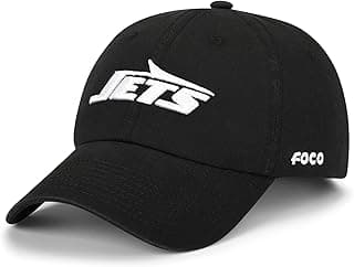 Men's NFL Team Logo Black & White Casual Hat Caps image