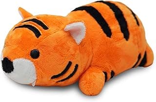 Avocatt Fuzzy Tiger Plushie Toy - 10 Inches Stuffed Animal Plush - Plushy and Squishy Tiger with Soft Fabric and Stuffing - Cute Toy Gift for Boys and Girls image