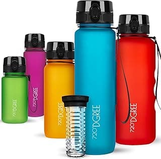 720°DGREE Water Bottle uberBottle +Fruit Infuser - 1L - BPA-Free, Leakproof - Reusable Tritan Sports Bottle for Fitness, Workout, Bike, Outdoor, Yoga, Hiking - Lightweight, Sustainable image