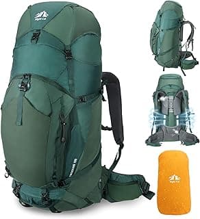 Night Cat Internal-frame Hiking Backpack: 100L Large Camping Backpack for Men Women Traveling Waterproof Rain Cover image