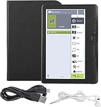 Ebook Reader, Portable Digital E Reader Books with a Protective Cover, Colorful Screen E Reader with Charging Cable for Reading Lover (4G Memory) image
