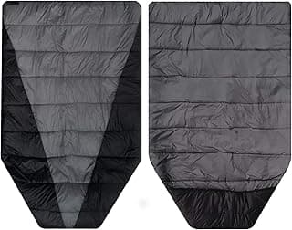 Adventure Top Quilt, The Sleeping Un-Bag and Hammock Camping Top Quilt (Black/Gray)