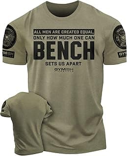Gymish Lifestyle Workout Mens Shirt, Bench Sets US Apart Lifting Gift T-Shirt image