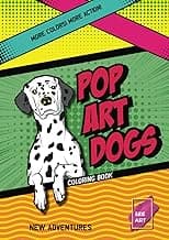 Pop Art Dogs: Coloring book for adults and children image