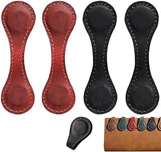 Leather Magnetic Bookmarks, Personalized Vintage Book Marker Clips for Book Lovers Classmate image