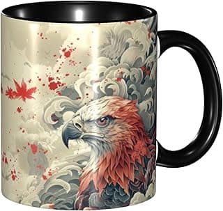Eagle Coffee Mug 11OZ Funny Ceramic Tea Cup Kitchen Decor Novelty Presents for Home Office Travel image