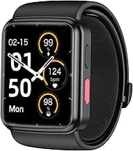 Smart Blood Pressure Monitor Watch with Inflatable Cuff- Accurate Health Tracking, Wrist BP Monitor, Blood Oxygen Monitoring and Heart Rate, Long Battery Life, Compatible with iOS and Android image