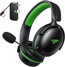Wireless Gaming Headset for XBOX Series X|S|One, PC, PS5, PS4, Mac, Switch, Gaming Headphones with 2.4GHz, Bluetooth 5.4, 53MM 3D Stereo Sound, 60H Battery, Detachable Noise Canceling Mic, 3.5mm Wired image