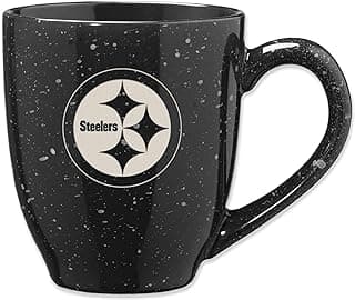 Rico Industries NFL Football 16 oz Team Color Laser Engraved Speckled Ceramic Coffee Mug image