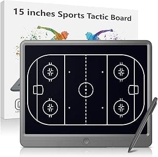 TUGAU Electronic Coach Board Premium Tactical Marker Board with Large LCD Screen and Stylus Pen,Digital Basketball, Baseball, Soccer, Tennis,Football, Training Equipment for Coach and Game Plan