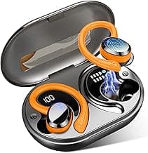 Wireless Earbuds Bluetooth Headphone Sport, Bluetooth 5.3 Earbud 3D HiFi Stereo Over Ear Buds, 48Hrs Earhooks Earphone with Noise Cancelling Mic, IP7 Waterproof Headset for Workout/Running/Gym image