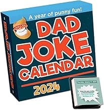 Dad Joke Calendar 2024, Page A Day Tear Off Calendar Gift For The Dad Joke Lover, Gift For Dad, Funny Daily Dad Jokes Desk Calendar (2024 Calendar) image