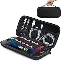 amCase Carrying Case for Nintendo Switch 2 [7.9''] 2025 - Protective Hard Shell Portable Travel Carrying Case Pouch for Switch Console and Accessories (Black)