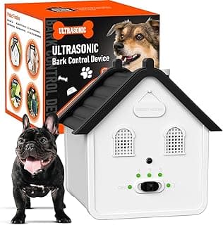 Anti Barking Device for Dogs, Ultrasonic Dog Bark Deterrent Devices Safe for Dogs, Dog Barking Control Devices Up to 50 Ft Range Dog Training & Behavior Aids, Anti Barking Device for Dogs Indoor