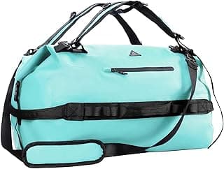 Haimont Large Waterproof Duffel Backpack Roll-Top Heavy Duty Dry Duffle Bag for Boating, Travel, Motorcycle, Kayaking, Camping, 60L image