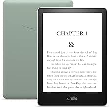 Certified Refurbished Amazon Kindle Paperwhite (16 GB) | Now with a larger display, adjustable warm light, increased battery life, and faster page turns | Agave Green image