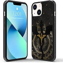 Aesthetic Black Dragon Bookish Phone Case Compatible with iPhone 16 15 14 13 12 11 Pro Max Case, TPU Shockproof Vintage Book Lovers Gifts Fantasy Custom Phone Case for Girls Women Cover image