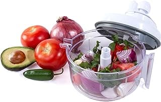 Salsa Maker, Food Chopper, Mixer and Blender - Salsa Master Manual Food Processor image