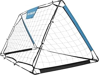 RUNBOW Soccer Rebounder, 6x4ft 2 in 1 Soccer Goal for Backyard Lacrosse Softball Baseball Football Training，Easy Setup Soccer Training Equipment
