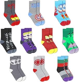 Legends Superhero Boys Socks, Toddler Socks & Kids Socks, Quality Made Little Boys Socks & Toddler Boys Avenger Socks
