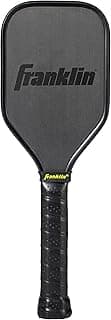 Franklin Sports Sweet Spot Training Pickleball Paddle - The Original Pickleball Trainer Practice Paddle - Mini Paddle Head + Extra Long Handle for Shot + Swing Training - 16mm Core + T700 Carbon Face image