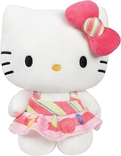 Hello Kitty and Friends - 8-Inch Hello Kitty Candy Wonderland Plush - Officially Licensed Sanrio Product from Jazwares - Ages 6+ image