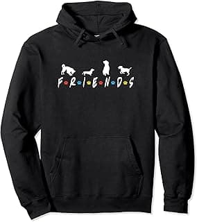 Rescue Dog Lover Gift for Humans, Dog Paw Print Themed Pullover Hoodie image