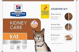 k/d Kidney Care Starter Kit Variety Pack Cat Food, 5.25 oz. Dry Food (2), 5.5 oz. Can (2), 2.9 oz. Can (4) image