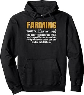Funny Farming Hoodie Gift for a Farmer Farm Owner Pullover Hoodie image