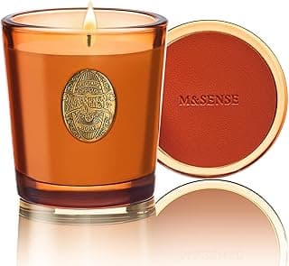 Natural Soy Wax, Orange Goji Scented Aromatherapy Candle Gift for Women and Men - 9.2 oz | 50 Hours Burn Time, Neon Orange |Luxury Home Scented and Home Décor image