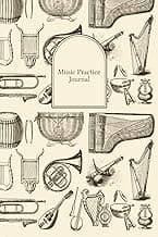 Music Practice Journal: A 6-Month Daily Practice Journal for Musicians image