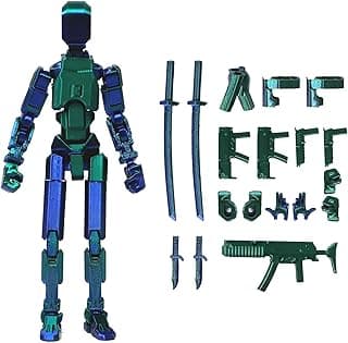 Assembly Completed T13 Action Figure, Titan 13 3D Printed Action Figure, Lucky 13 Action Figure, Assembled Dummy 13 Action Figure