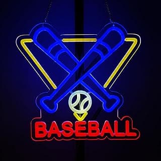 14x14 Inch Baseball Neon Signs Art Wall Lights for Beer Bar Club Bedroom Hotel Pub Cafe Wedding Birthday Party Gifts