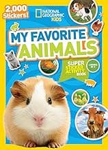 National Geographic Kids My Favorite Animals Super Sticker Activity Book (NG Sticker Activity Books) image