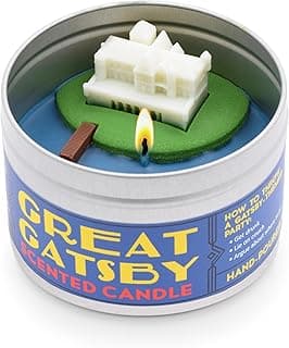 Great Gatsby Scented Candle | Book Lover Gift | Literary Candle | Champagne Scent image