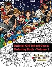 Official Old School Gamer Coloring Book - Volume 1 image
