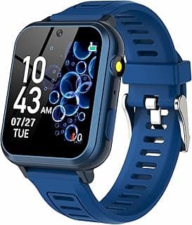 Smart Watch for Kids with 24 Games Alarm Clock, Touchscreen, Calendaring Camera Music Player Time Display Video & Audio Recording, Toys for 3-12 Years Old Boys image
