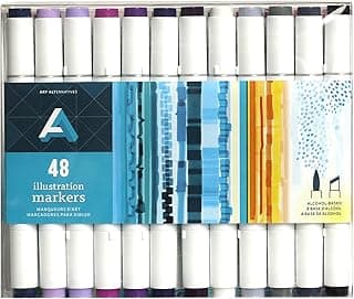 Art Alternatives Illustration Marker, 48-Marker Set image