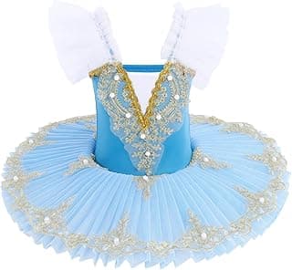 Girls Camisole Skirted Leotard Swan Lake Ballet Dance Outfit Tutu Princess Dress Ballerina Costume for Performance image