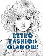 Retro Fashion Coloring Book image
