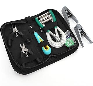 Professional Badminton Racket Threading Tool, Complete DIY Repair Kit with Clips, Pliers, Awl and String - Sturdy Material for Badminton, Tennis