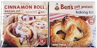 Ben's Soft Pretzels Amish Inspired Dry Baking Mix & Ben's Cinnamon Roll Baking Kit Bundle image