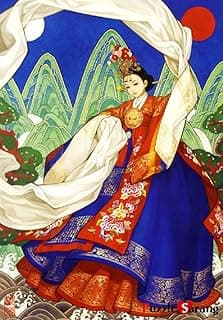 [Puzzlelife] 1000 Piece Jigsaw Puzzles "Korean Woman Dancing" image