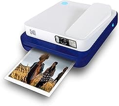 Zink KODAK Smile Classic Digital Instant Camera for 3.5 x 4.25 Zink Photo Paper - Bluetooth, 16MP Pictures (Blue) image