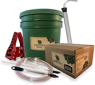 2-Gallon Home Beer Brewing Kit with American Amber Ale - Complete Homebrew Starter Set - Ideal Beginners Beer Making Kit with Everything to Make Your Own Craft Brew - Many Refill Kits Available