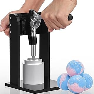 Bath Bomb Press Machine with Bath Bomb Molds, Bath Bomb Making Kit for Adults Beginners, DIY Gifts for Women Gifts for Mom Daughter