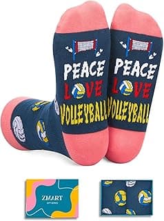 Zmart Gifts For Sports Lovers - Skiing Golfing Volleyball Basketball Soccer Gifts For Women Men, Ski Golf Soccer Socks