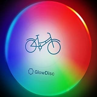 LED Light Up Flying Disc Frisbee, Cute Designs, Motion Activated, Waterproof, Indoor/Outdoor Gift, Lightweight, for Boys, Girls, Kids of All Ages image