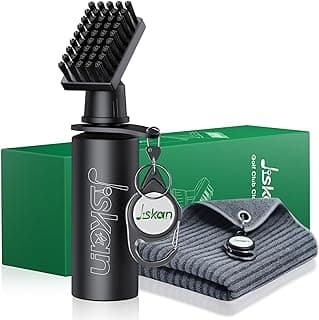 Pro Golf Club Cleaner Includes Water Golf Club Brush Golf Towel Golf Accessories for Bag Essentials Golf Accessories for Men Best Golf Gifts for Men/Women image